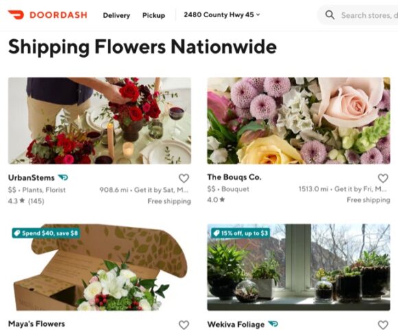 Flowers DoorDash Style: Get Flowers Delivered with DoorDash
