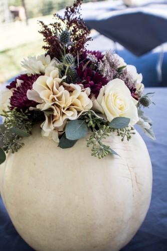 Create a Harvest Vase from a Pumpkin, Apple, or Gourd